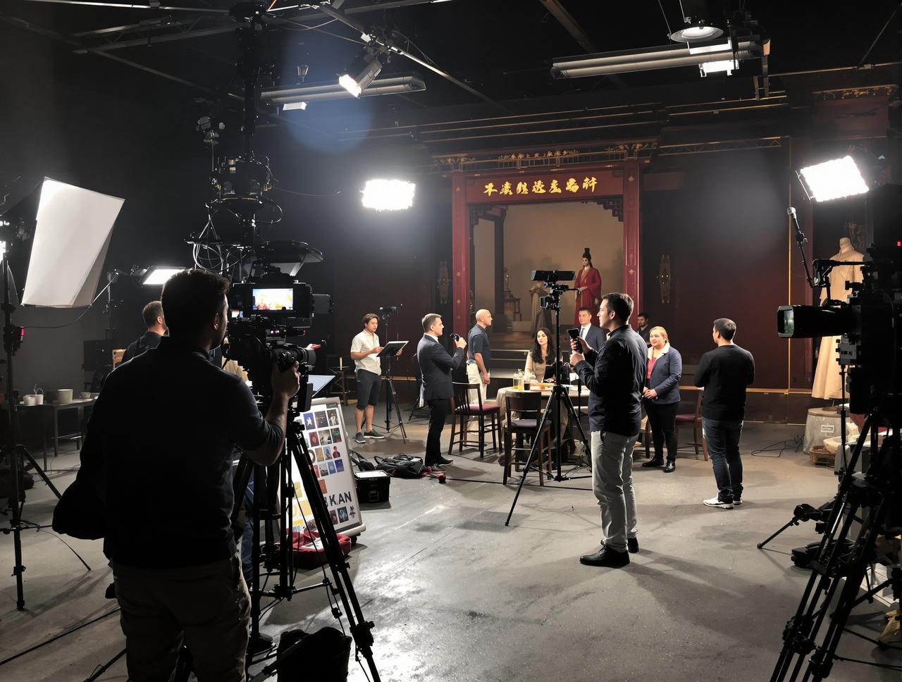 免费视频制作现场